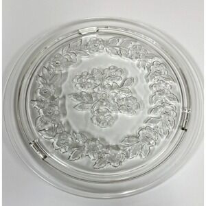 Vintage Apple‎ Blossom Sovereign House Footed Cake Plate